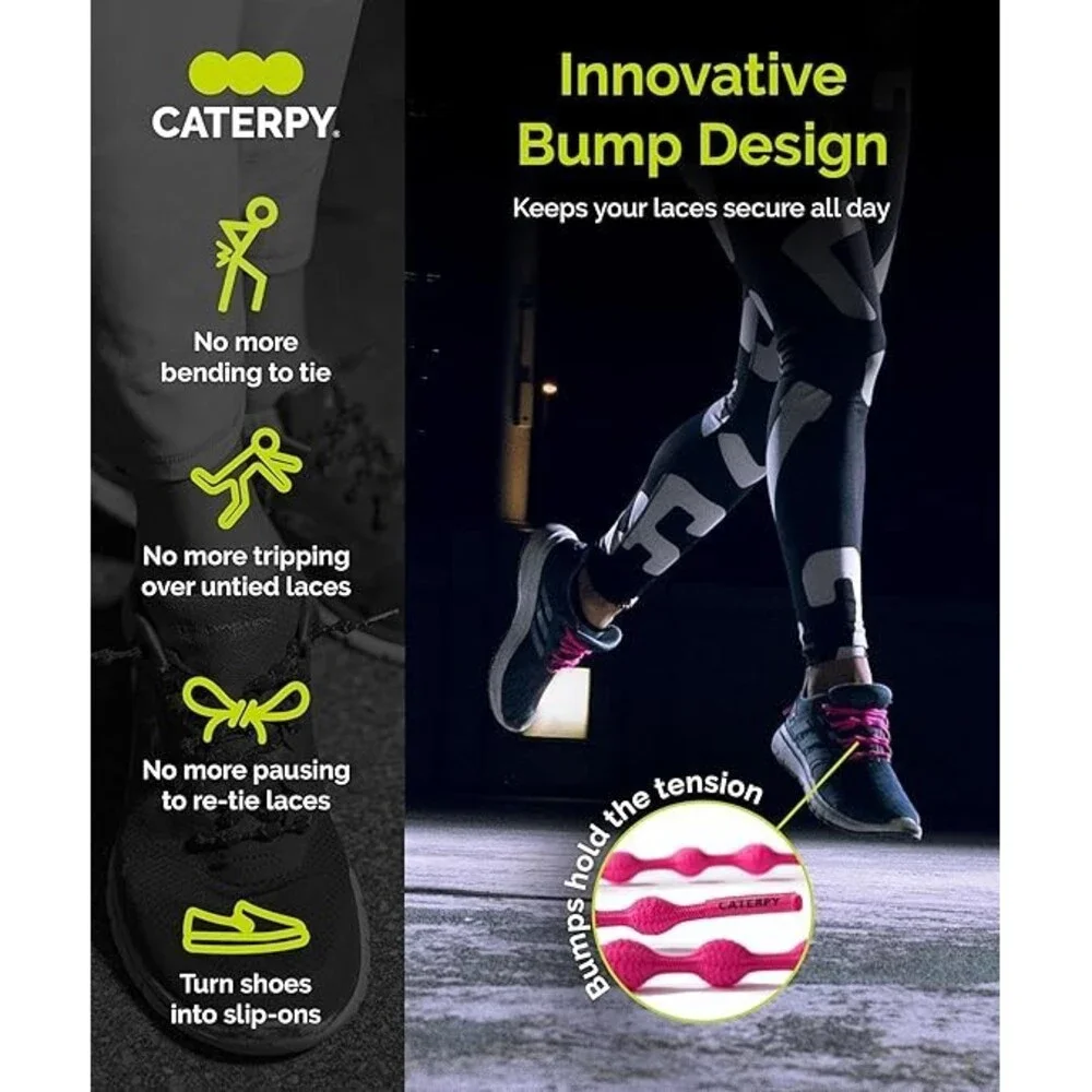 CATERPY NO TIE SHOELACES